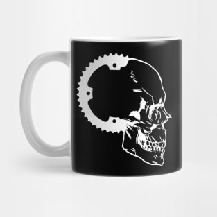 Downhill Mountainbike Skull MTB Mountainbiker Gift Mug